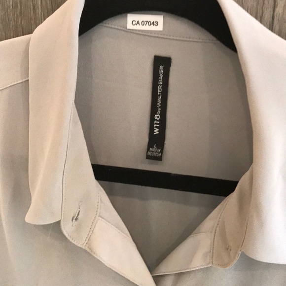 Grey hi low blouse - Picture 2 of 6